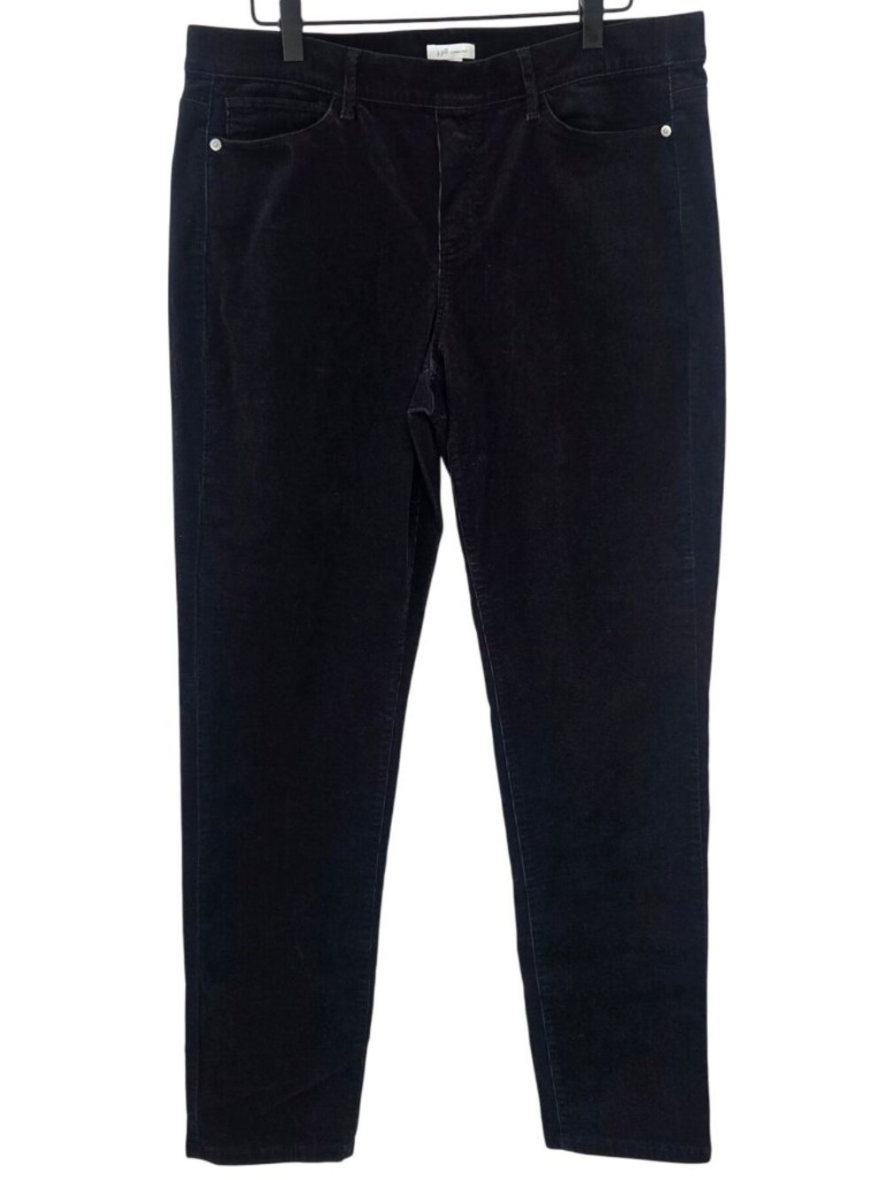 J. Jill Navy Blue Corduroy Pants Jeans Pull-On Elastic Waist Women's M